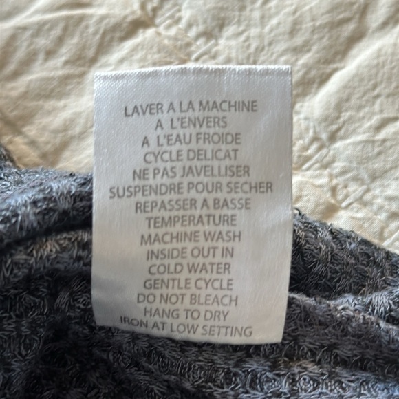 🔥French twist 3X maiden Bangladesh, waffle, knit, blue and black long sleeve - Picture 7 of 9